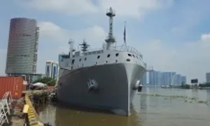 Tàu hải quân lớn nhất New Zealand thăm Việt Nam Tàu hải quân lớn nhất New Zealand thăm Việt Nam